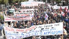 Tens of thousands of people participated in the huge strike rallies in Athens and other cities