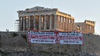 Desde el monumento de la cultura mundial se envía un mensaje contra la barbarie de la guerra – ¡Libertad para Palestina!