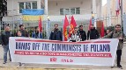Protest at the Embassy of Poland for the escalation of anti-communism